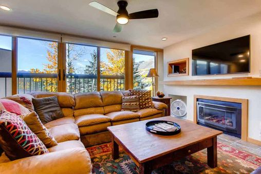 Fireplace in living room