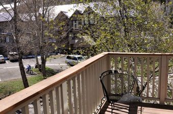 A peaceful view from the balcony of Plunge D.
