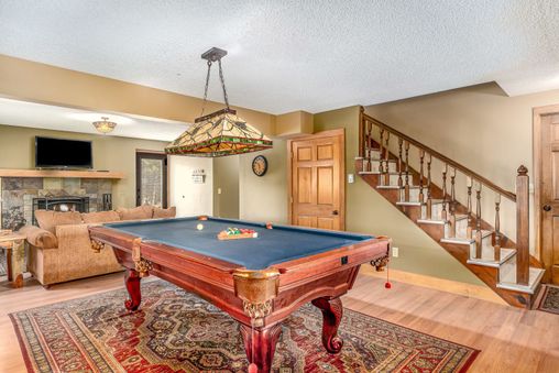 Family Room with Pool Table