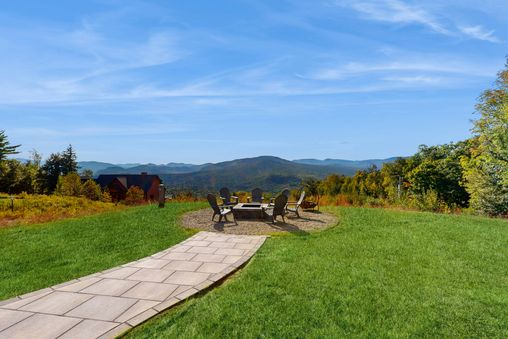 Firepit and fireplace