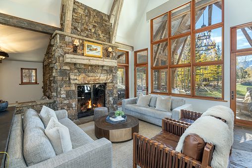 Fireplace in Living Room
