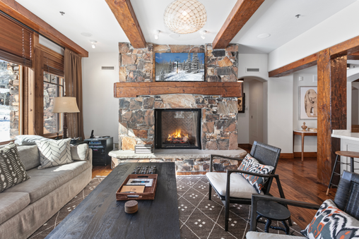 Fireplace in Living Room