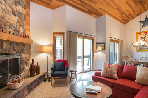 Fireplace in living room