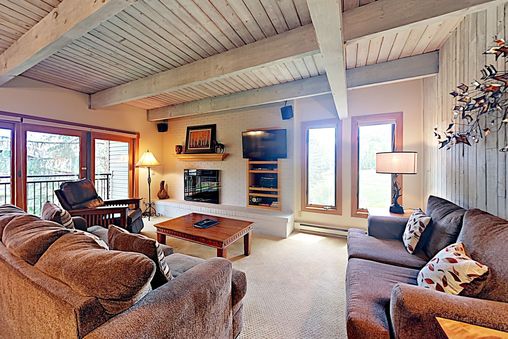 Fireplace in living room