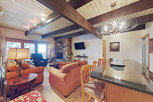 Fireplace in living room