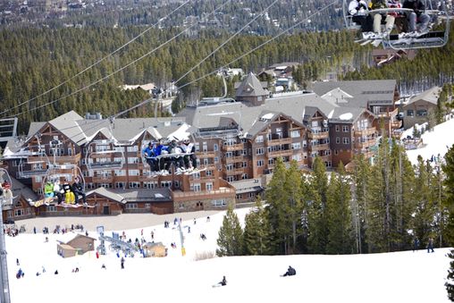 Ski-in/ski-out at the base of Peak 8.