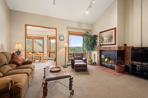 Fireplace in living room