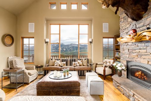 Fireplace in Living Room