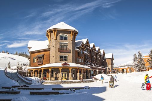 Big Sky's only true ski-in ski-out hotel
