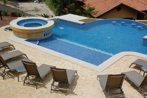 Outdoor Pool and Hot Tub