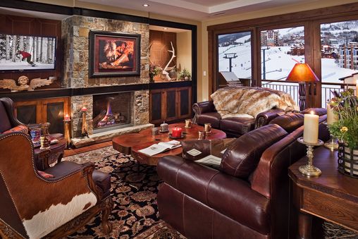 Gas fireplaces and communal fire pit