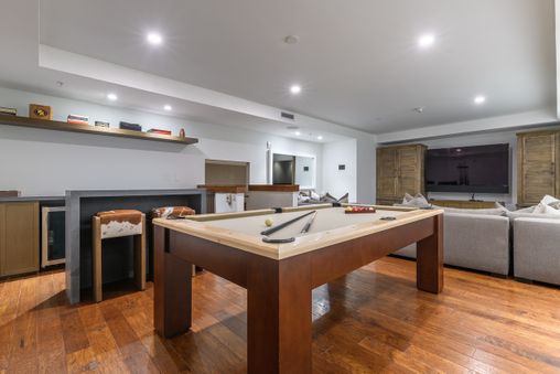 Pool Table in Loft