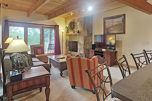 Fireplace in living room