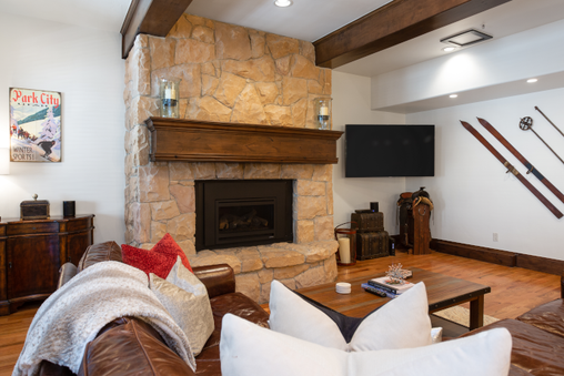 Fireplace in Living Room