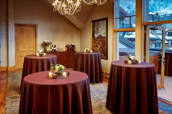 The Franz Klammer Lodge Three Bedroom Residence offers a perfect space for special events.