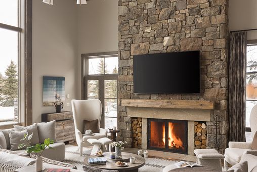 Fireplace in Living Room