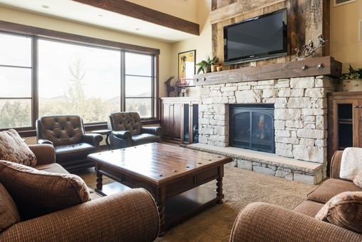 Fireplace in Living Room