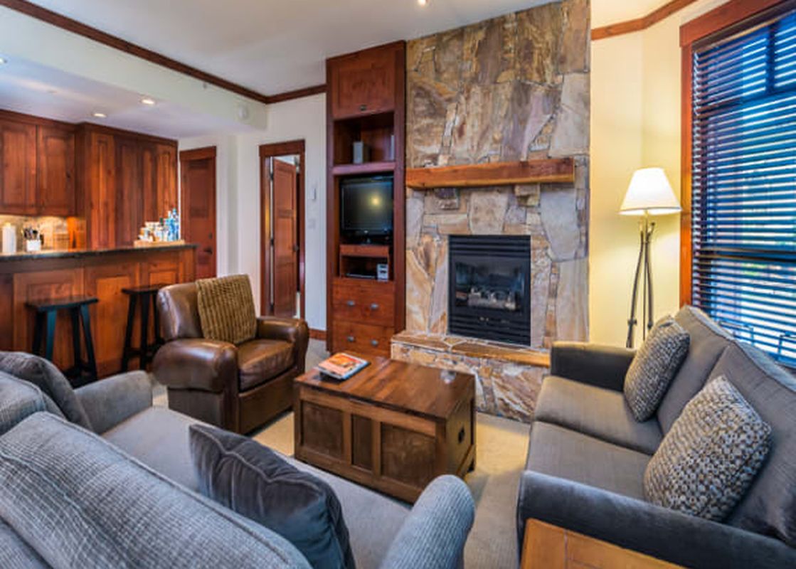 First Tracks Lodge Two Bedroom Living Room