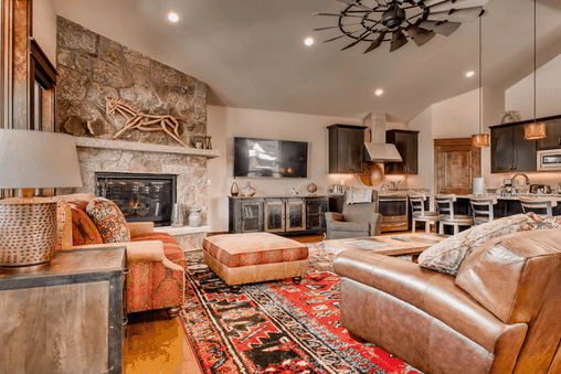 Fireplace in Living Room