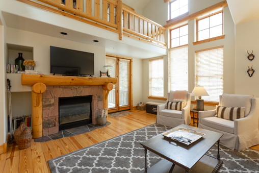Fireplace in Living Room