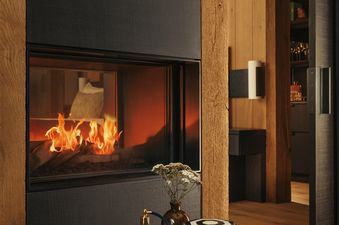 Bathroom with Fireplace