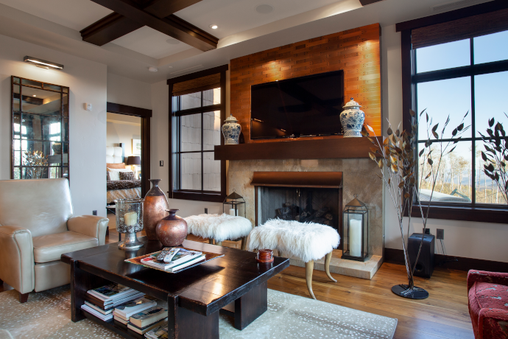 Fireplace in Living Room