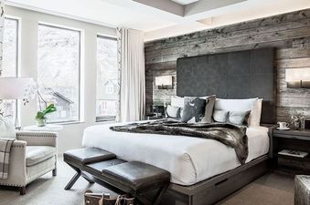 Jackson Suite bedroom with bed