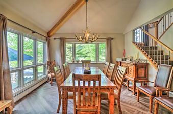 Spacious dining area at the Copper Mountain Home with Hot Tub.