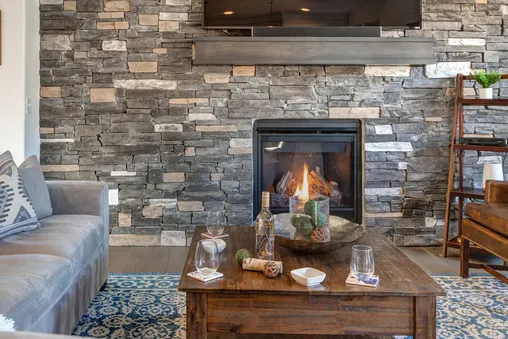 Fireplace in Living Room