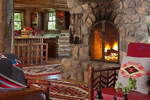 Wood Burning Fireplace