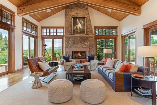 Fireplace in Living Room