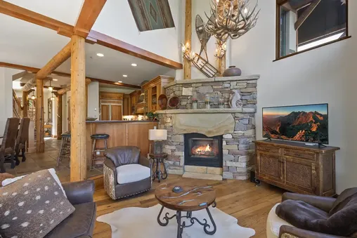 Fireplace in Living Room