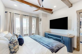 Westgate 4607AB bedroom with a king bed and a flat screen TV