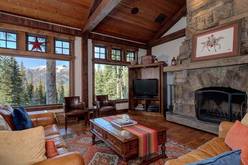 Wood-Burning Fireplace
