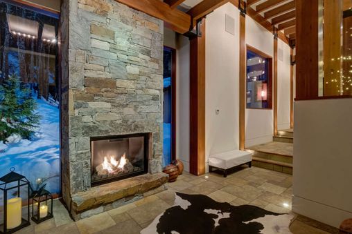 Fireplace in Living Area