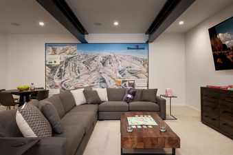 Relax in comfort in this Spotted Saddle Lodge living space.