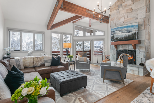 Fireplace in Living Room
