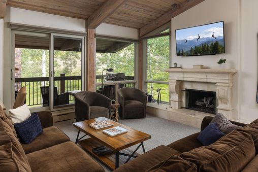 Gas Fireplace in Living Room