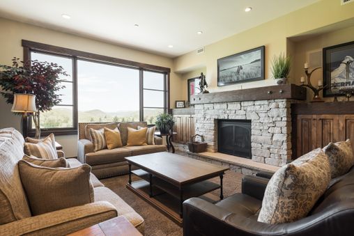 Fireplace in Living Room