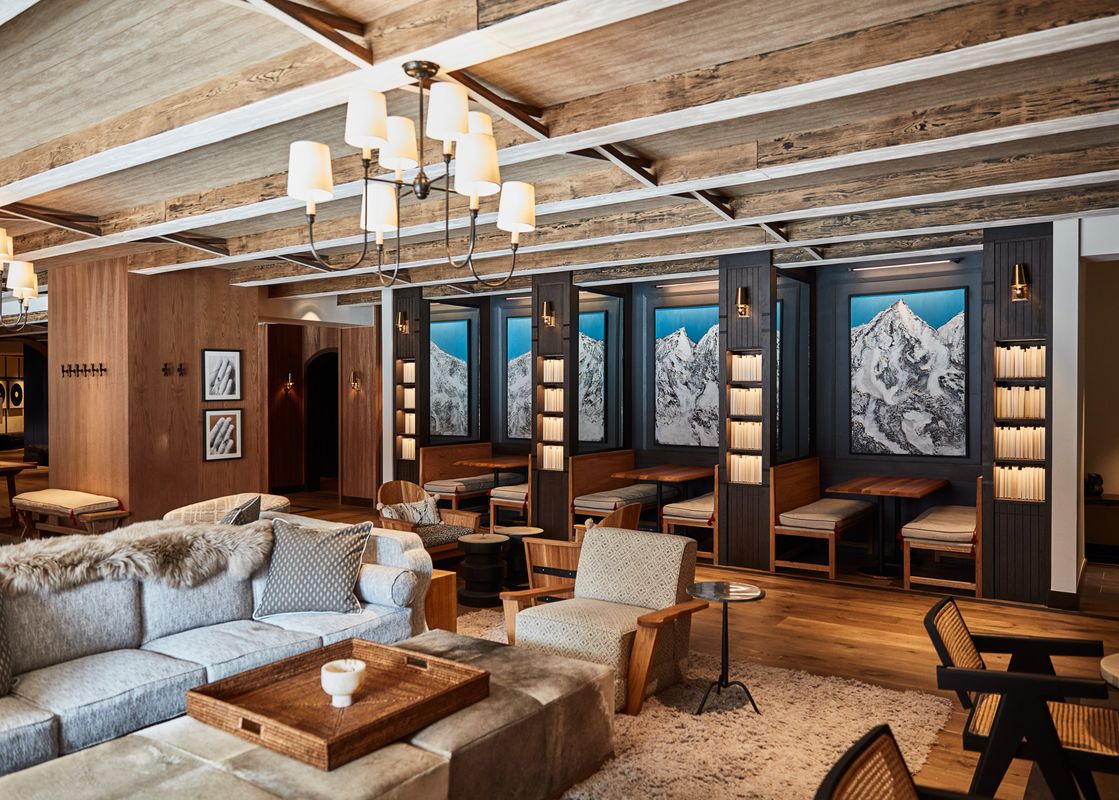 Timber Room seating and lounge areas