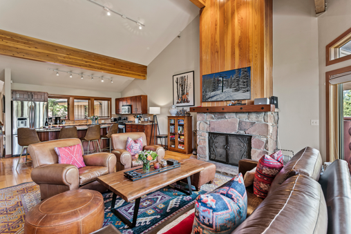 Wood-Burning Fireplace