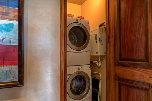 Laundry room with full size washer & dryer