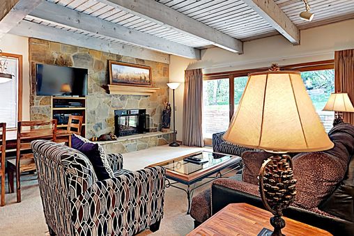 Fireplace in living room