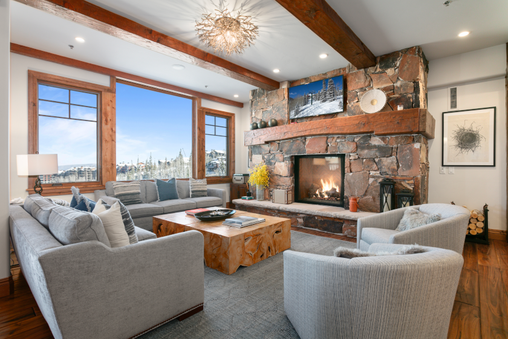 Fireplace in Living Room