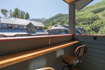 Balcony view from Telluride Lodge 323.