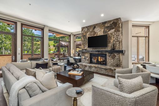 Stone Fireplace