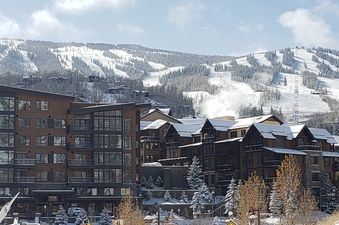 One Snowmass at the base of Elk Camp Gondola