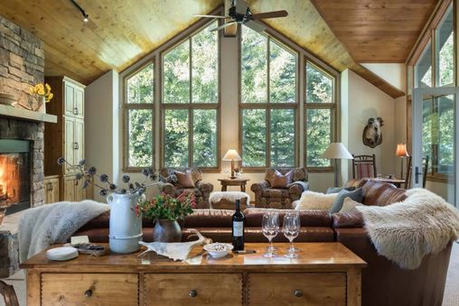 Fireplace in Living Room