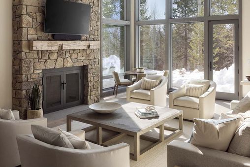 Fireplace in Great Room